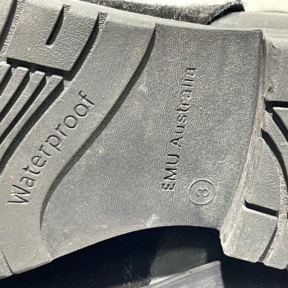 EMU‎ Australia Pioneer Teens Ankle Chelsea Boots Black Size K3 - Picture 11 of 13